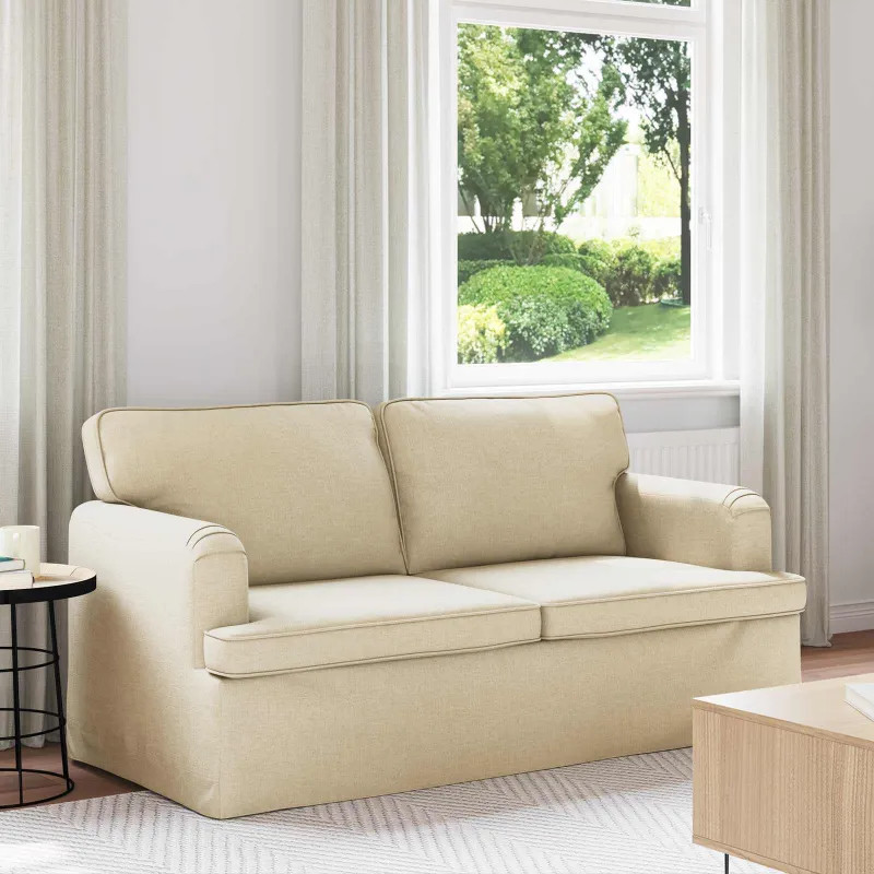 Sofa Kreminė 162 x 80 x 85 cm audinys