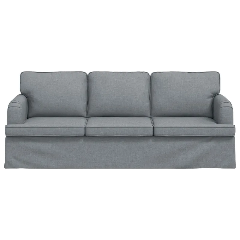 Sofa Šviesiai pilka 201 x 80 x 85 cm audinys