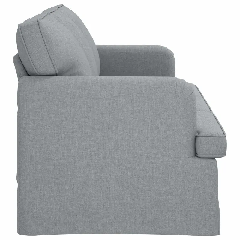 Sofa Šviesiai pilka 201 x 80 x 85 cm audinys