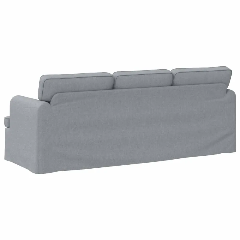 Sofa Šviesiai pilka 201 x 80 x 85 cm audinys