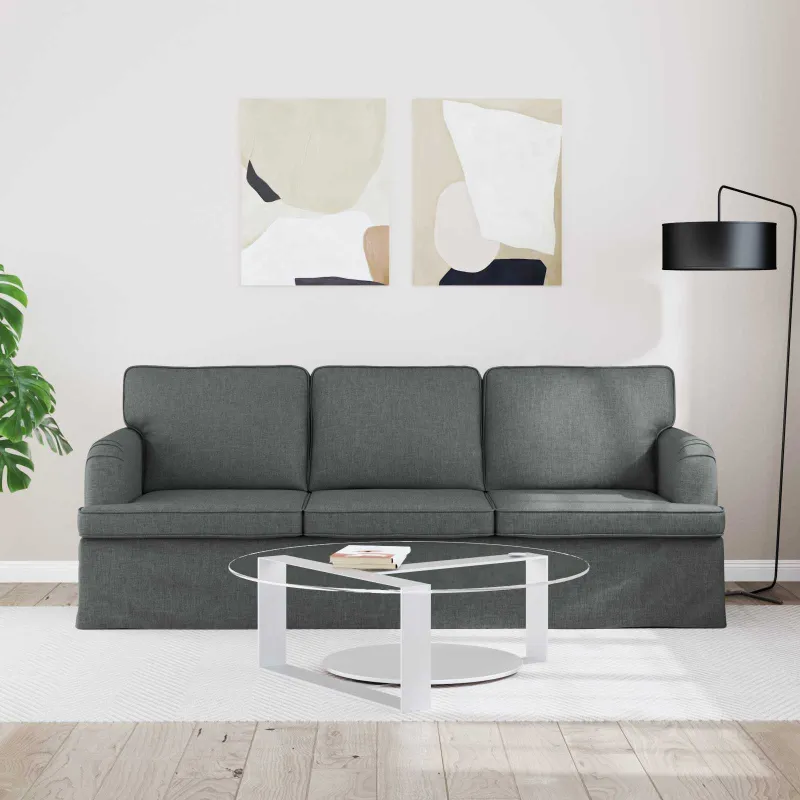 Sofa Tamsiai pilka 201 x 80 x 85 cm audinys