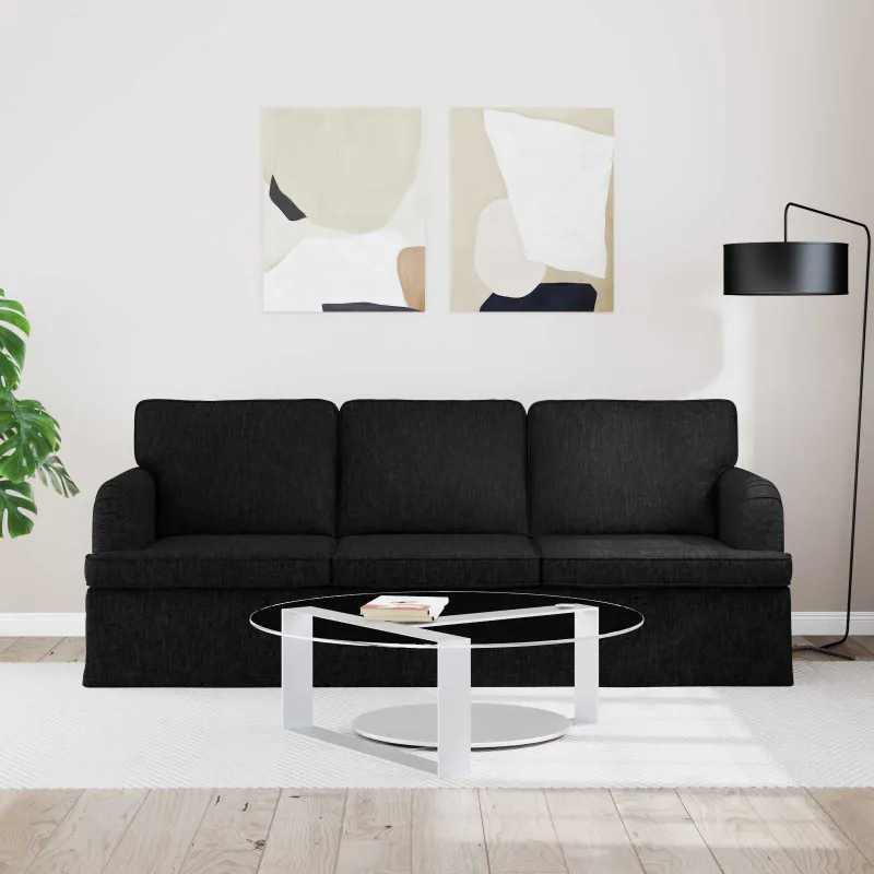 Sofa Juoda 201 x 80 x 85 cm audinys
