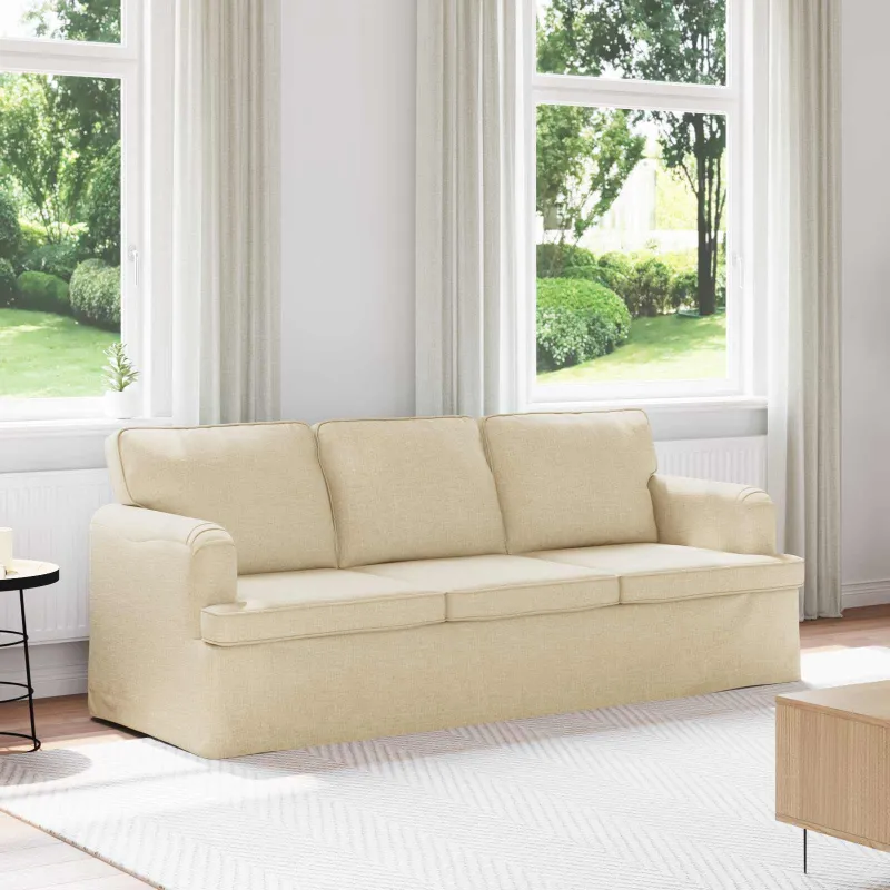 Sofa Kreminė 201 x 80 x 85 cm audinys