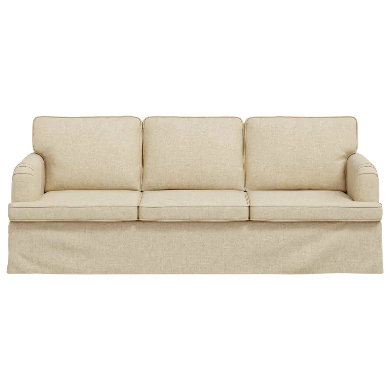 Sofa Kreminė 201 x 80 x 85 cm audinys