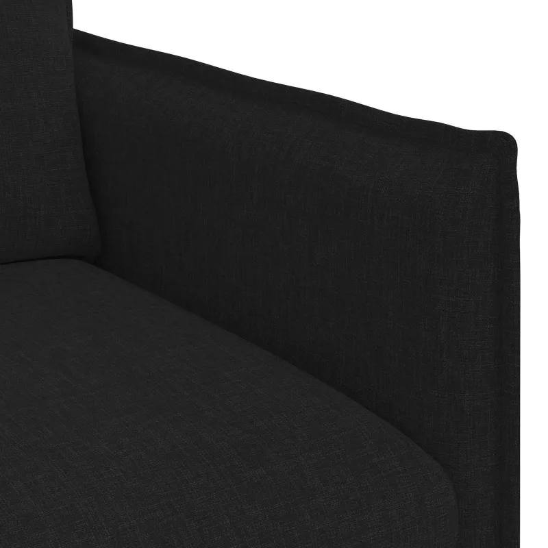 Sofa Juoda 75 x 82 x 85 cm audinys