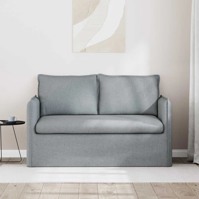 Sofa Šviesiai pilka 136 x 82 x 85 cm audinys