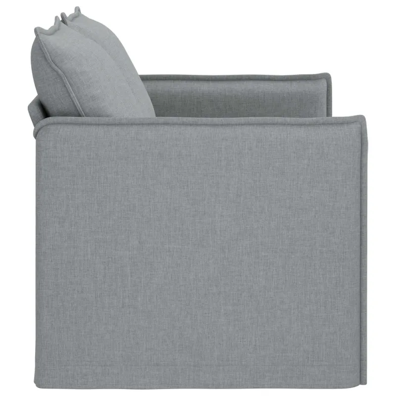 Sofa Šviesiai pilka 136 x 82 x 85 cm audinys