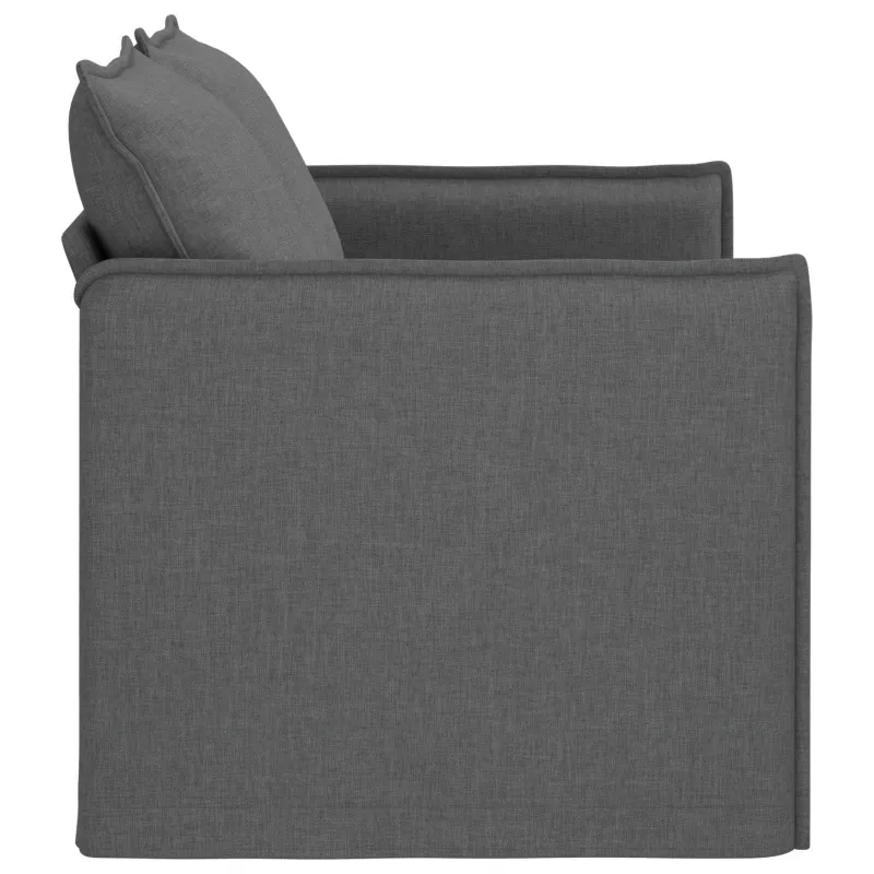 Sofa Tamsiai pilka 136 x 82 x 85 cm audinys