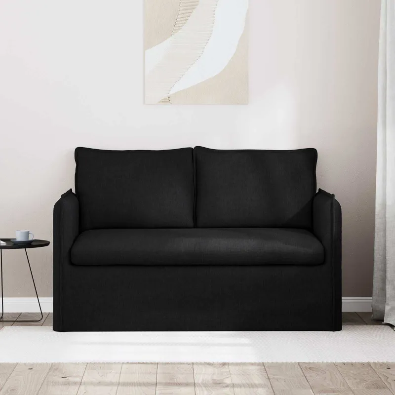 Sofa Juoda 136 x 82 x 85 cm audinys