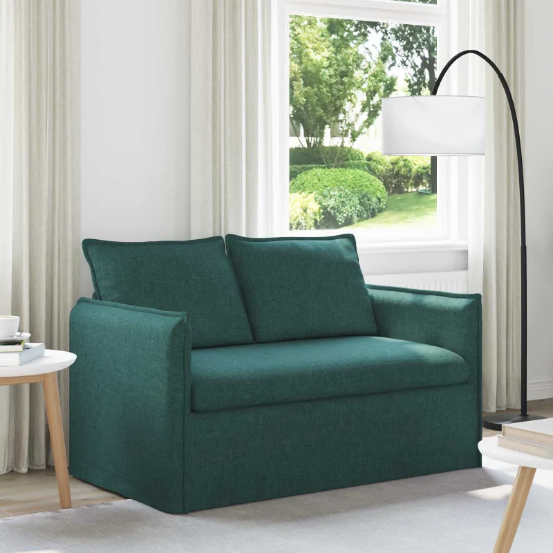 Sofa Tamsiai žalia 136 x 82 x 85 cm audinys