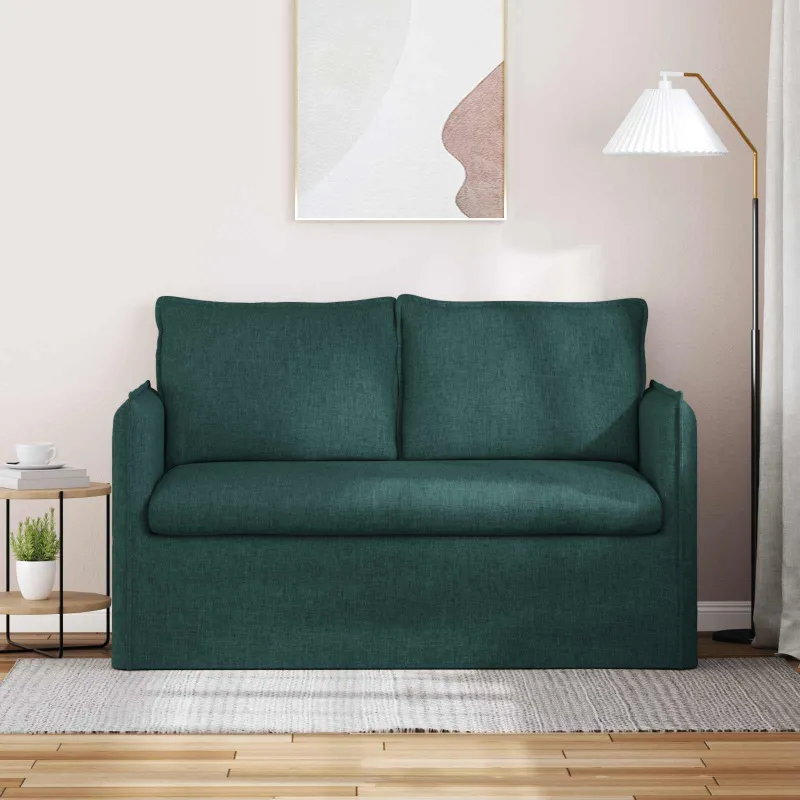 Sofa Tamsiai žalia 136 x 82 x 85 cm audinys