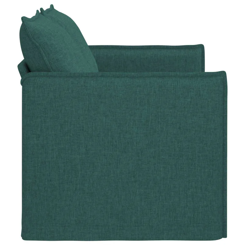Sofa Tamsiai žalia 136 x 82 x 85 cm audinys