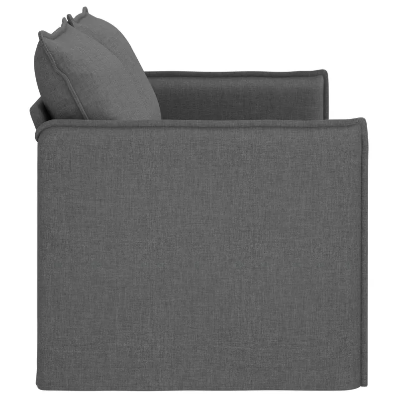 Sofa Tamsiai pilka 156 x 82 x 85 cm audinys