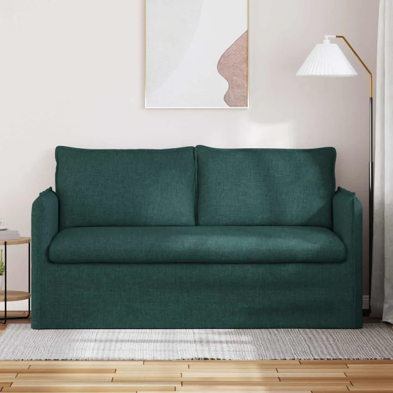 Sofa Tamsiai žalia 156 x 82 x 85 cm audinys