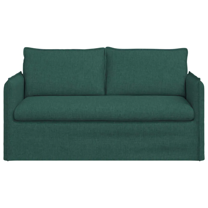 Sofa Tamsiai žalia 156 x 82 x 85 cm audinys