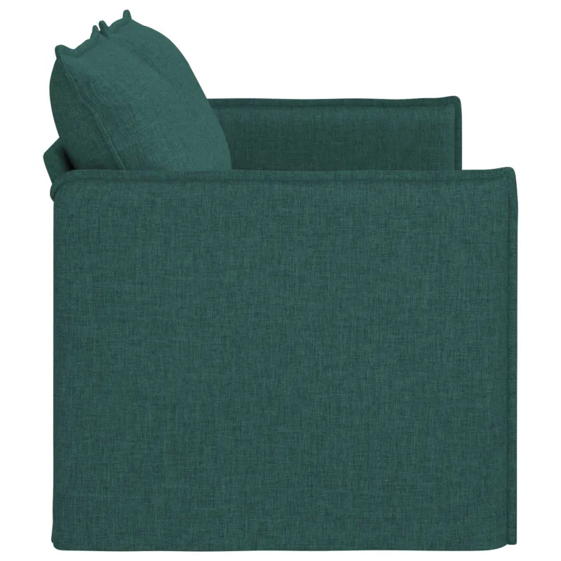 Sofa Tamsiai žalia 156 x 82 x 85 cm audinys