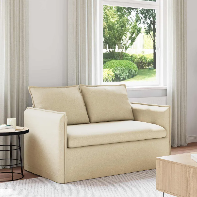 Sofa Kreminė 156 x 82 x 85 cm audinys