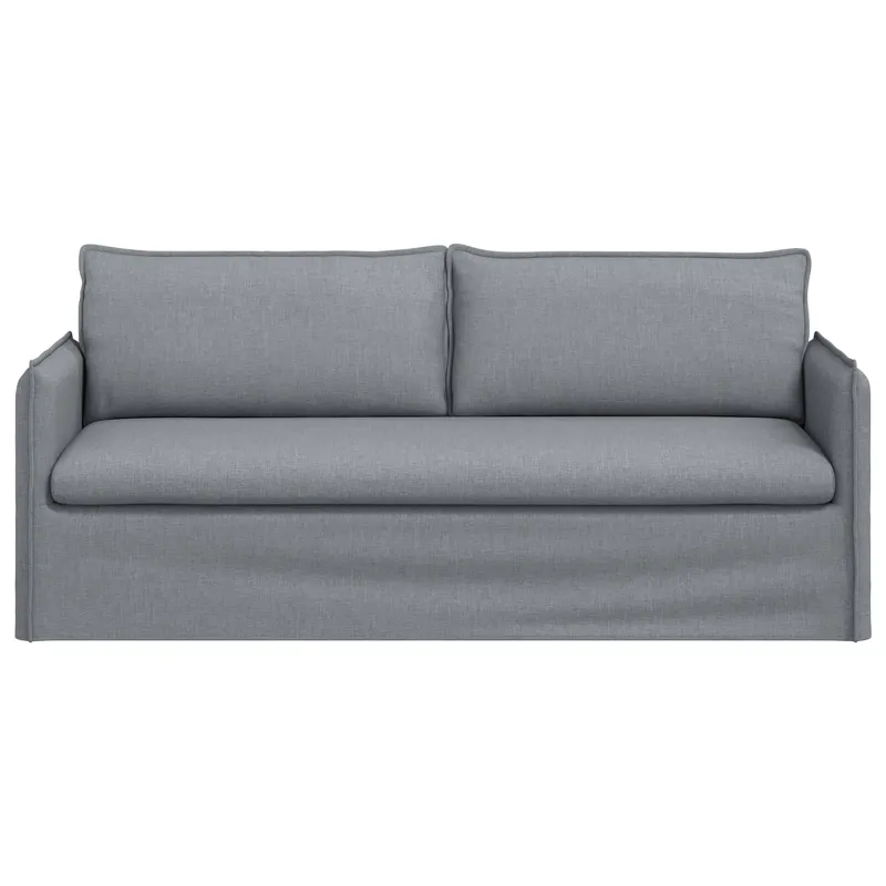 Sofa Šviesiai pilka 196 x 82 x 85 cm audinys
