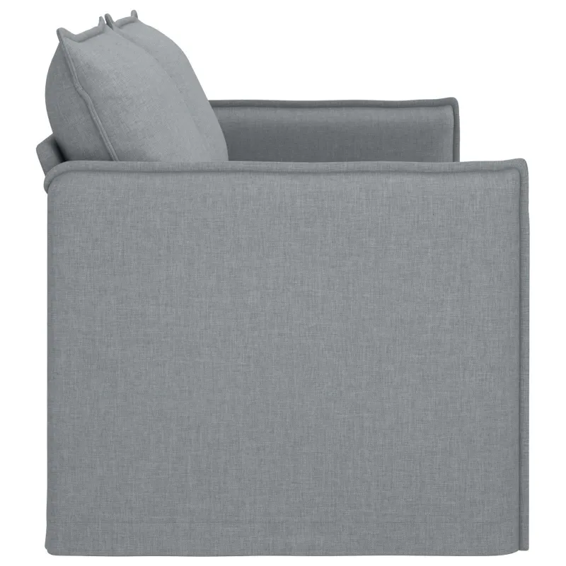 Sofa Šviesiai pilka 196 x 82 x 85 cm audinys