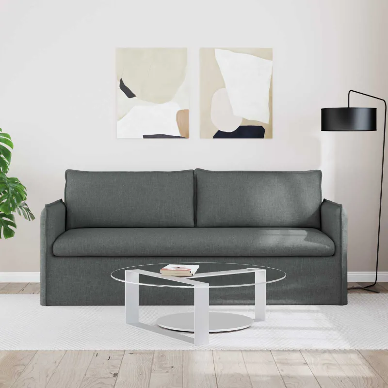 Sofa Tamsiai pilka 196 x 82 x 85 cm audinys