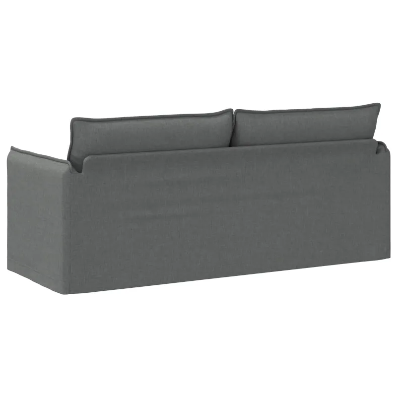 Sofa Tamsiai pilka 196 x 82 x 85 cm audinys