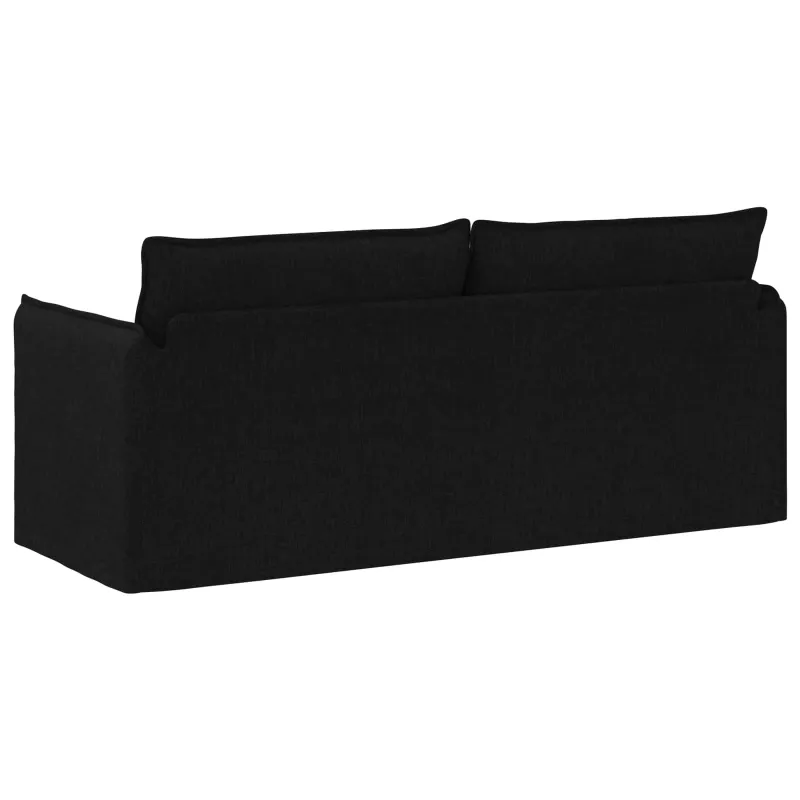 Sofa Juoda 196 x 82 x 85 cm audinys