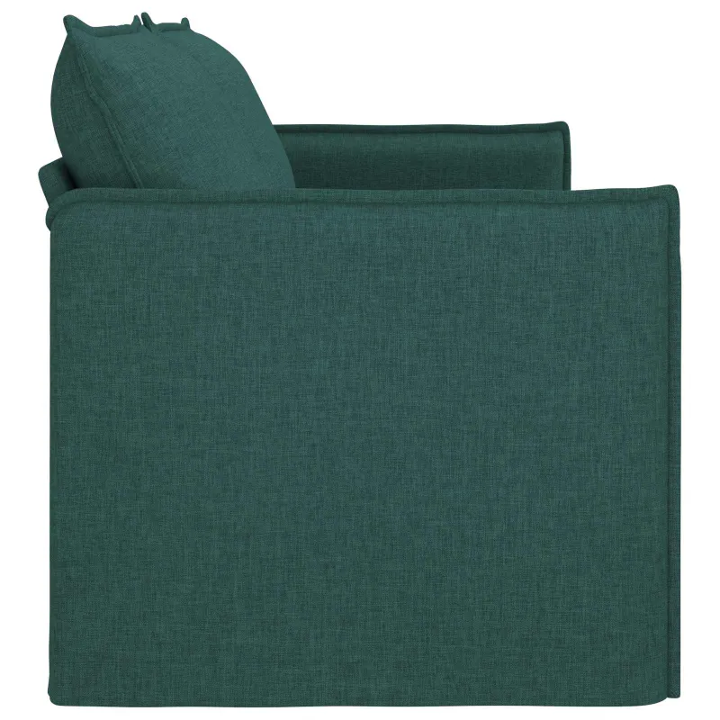 Sofa Tamsiai žalia 196 x 82 x 85 cm audinys