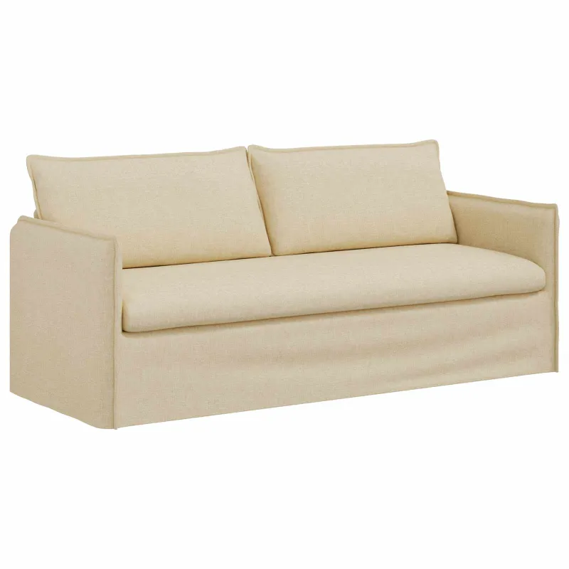 Sofa Kreminė 196 x 82 x 85 cm audinys