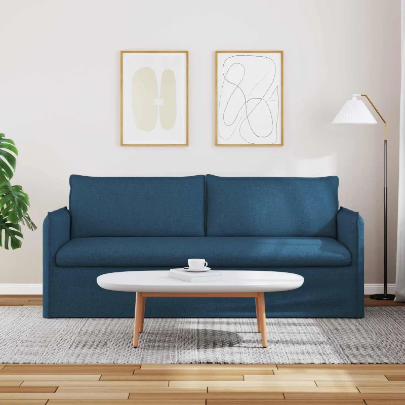 Sofa Mėlyna 196 x 82 x 85 cm audinys
