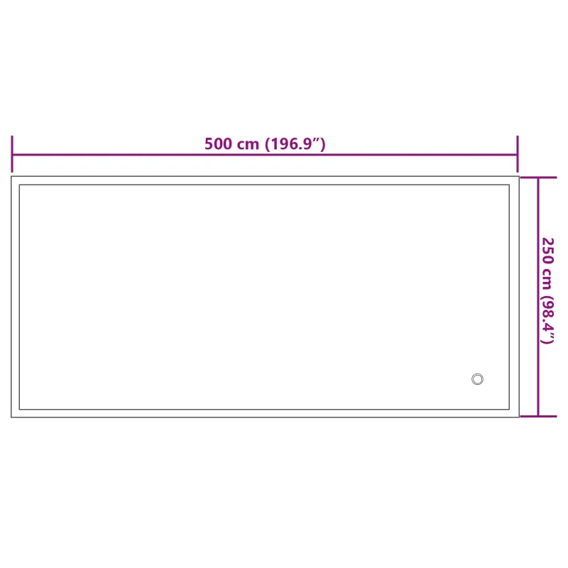 Žiemos baseino pagalvė Mėlyna 460 x 230 x 160 cm PVC