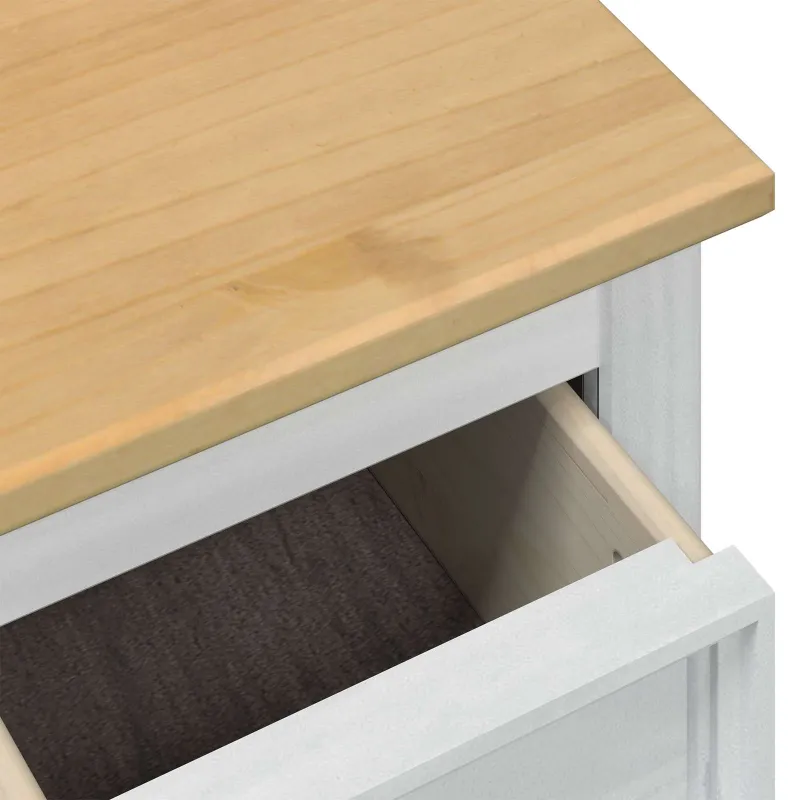 storage box Balta 90 x 78 x 45 cm Kietos pušies mediena