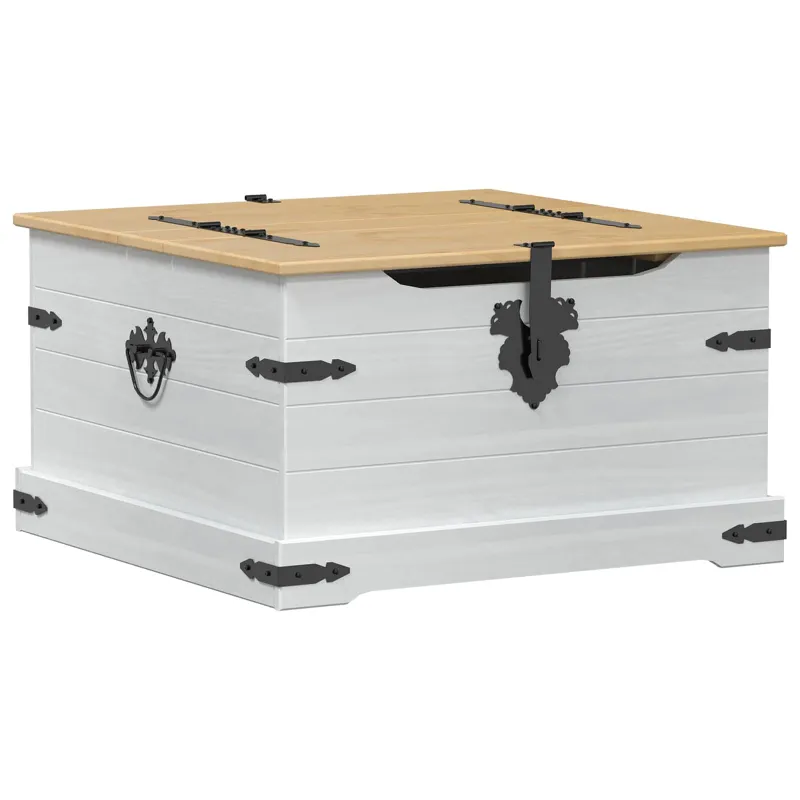 storage box Balta 78 x 78 x 45 cm Kietos pušies mediena