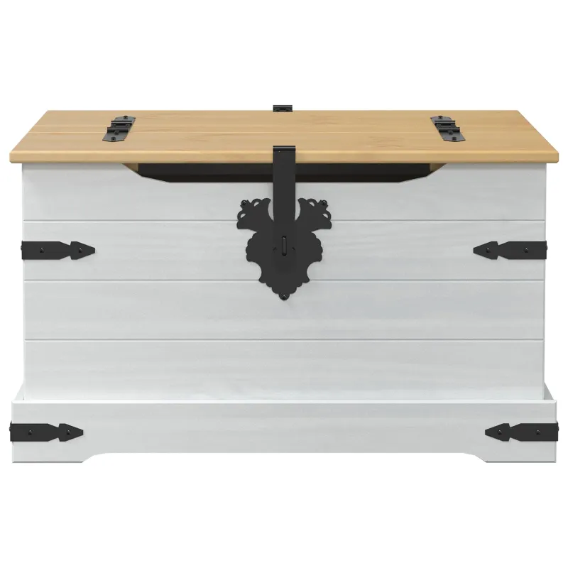 storage box Balta 78 x 78 x 45 cm Kietos pušies mediena
