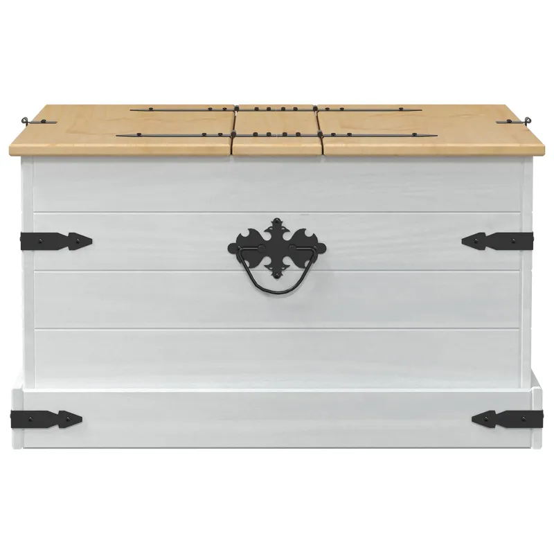 storage box Balta 78 x 78 x 45 cm Kietos pušies mediena