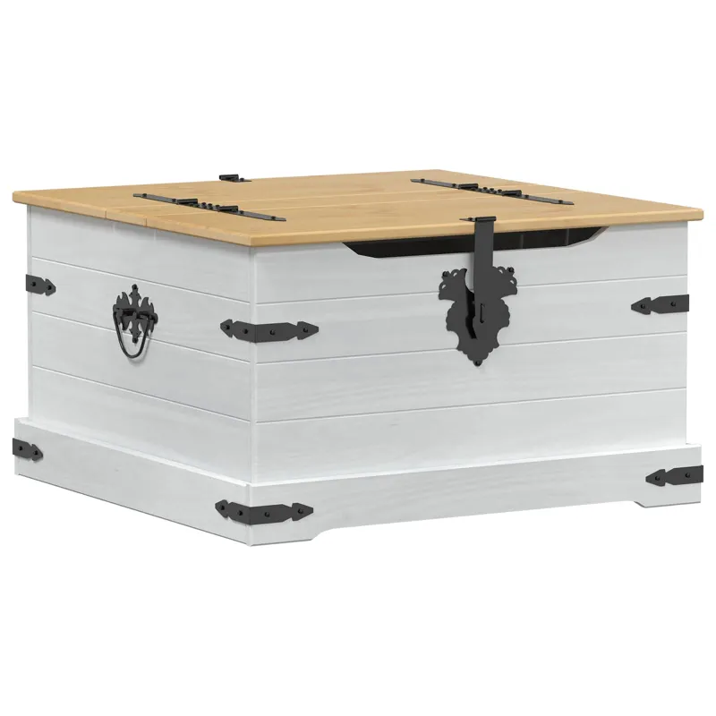 storage box Balta 78 x 78 x 45 cm Kietos pušies mediena