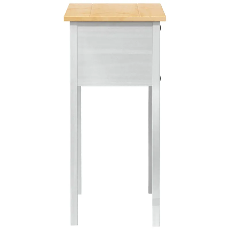 Konsolės stalas Balta 73 x 35 x 73 cm Kietos pušies mediena