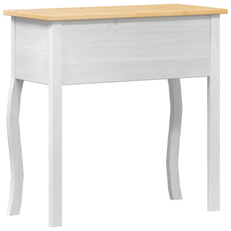 Konsolės stalas Balta 73 x 35 x 73 cm Kietos pušies mediena