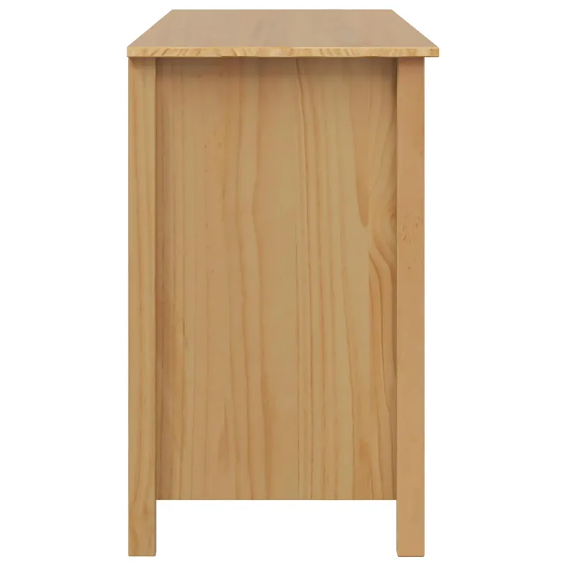 Stalas su stalčiais su stalčių HILL Medus ruda 100 x 45 x 74 cm