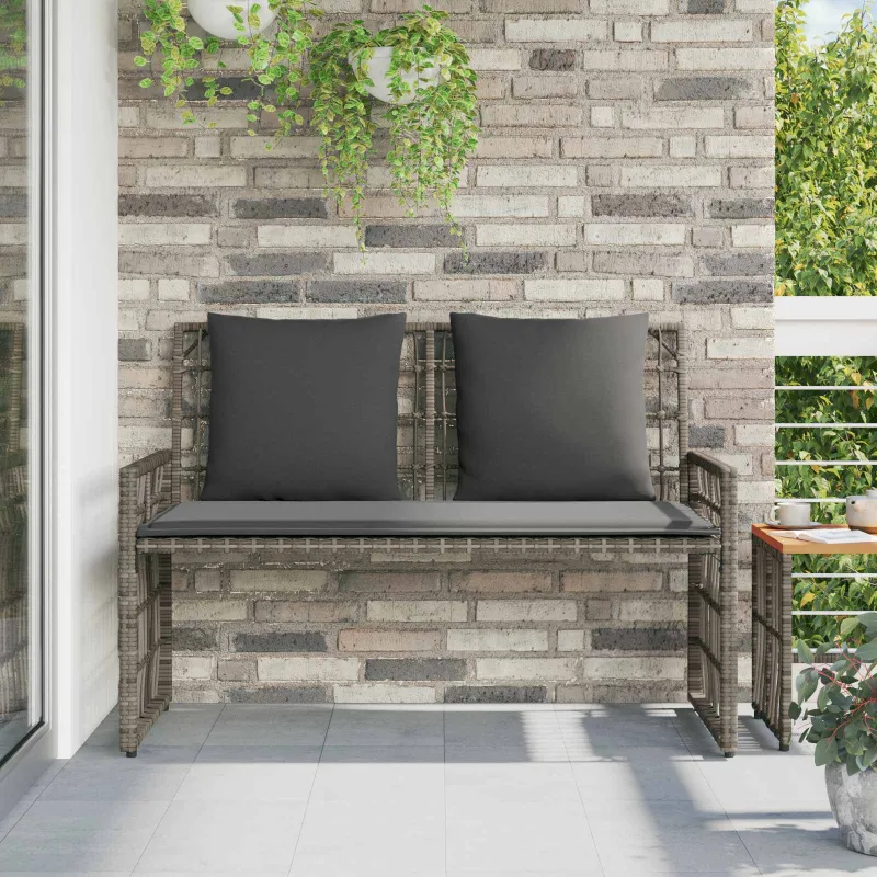 Lauko suolas Paprastas Pilka ir tamsiai pilka 116 x 55 x 82 cm