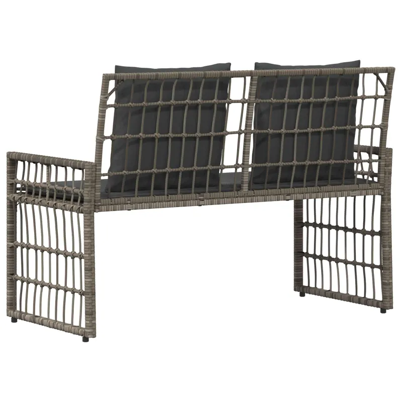 Lauko suolas Paprastas Pilka ir tamsiai pilka 116 x 55 x 82 cm