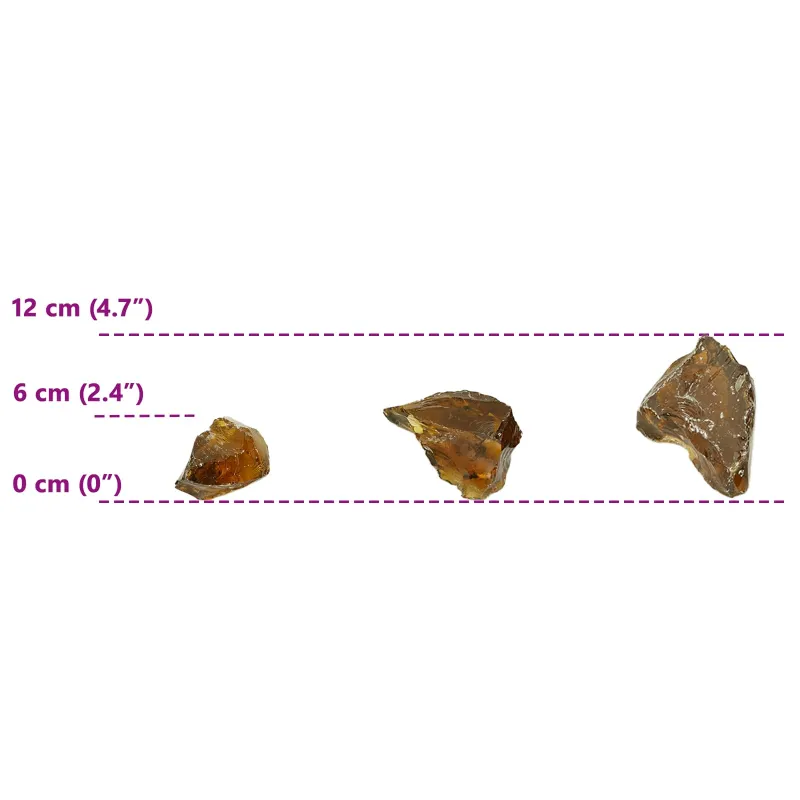 Sodo Akmenys Ruda 12 cm Stiklas