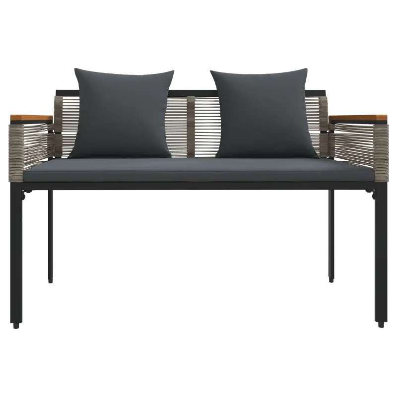 Lauko suolas Pilka ir tamsiai pilka 117 x 54 x 74.5 cm