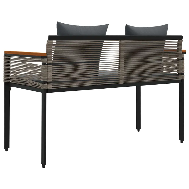 Lauko suolas Pilka ir tamsiai pilka 117 x 54 x 74.5 cm