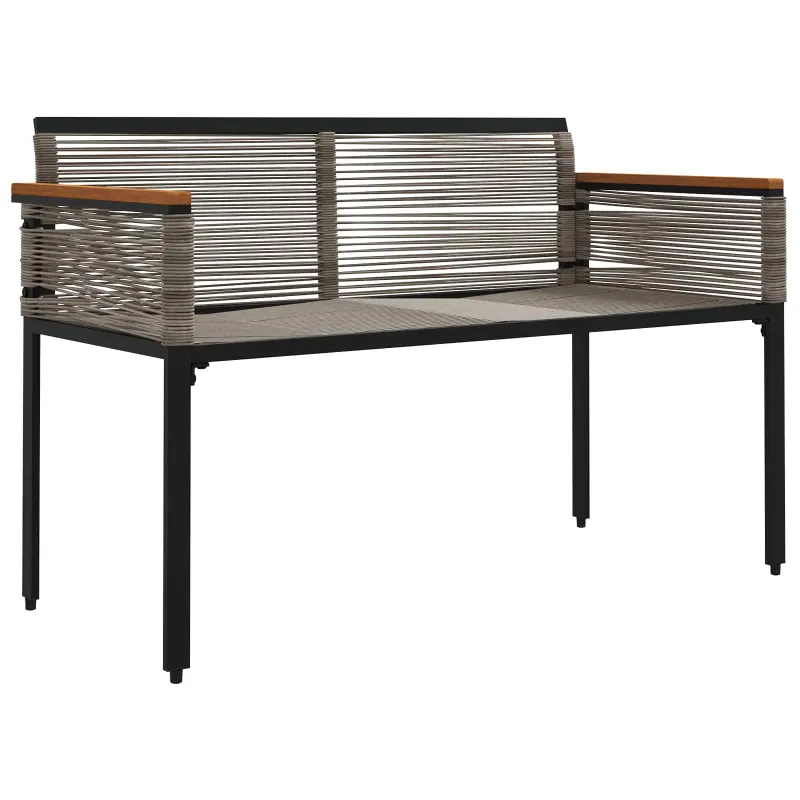 Lauko suolas Pilka ir tamsiai mėlyna 117 x 54 x 74.5 cm