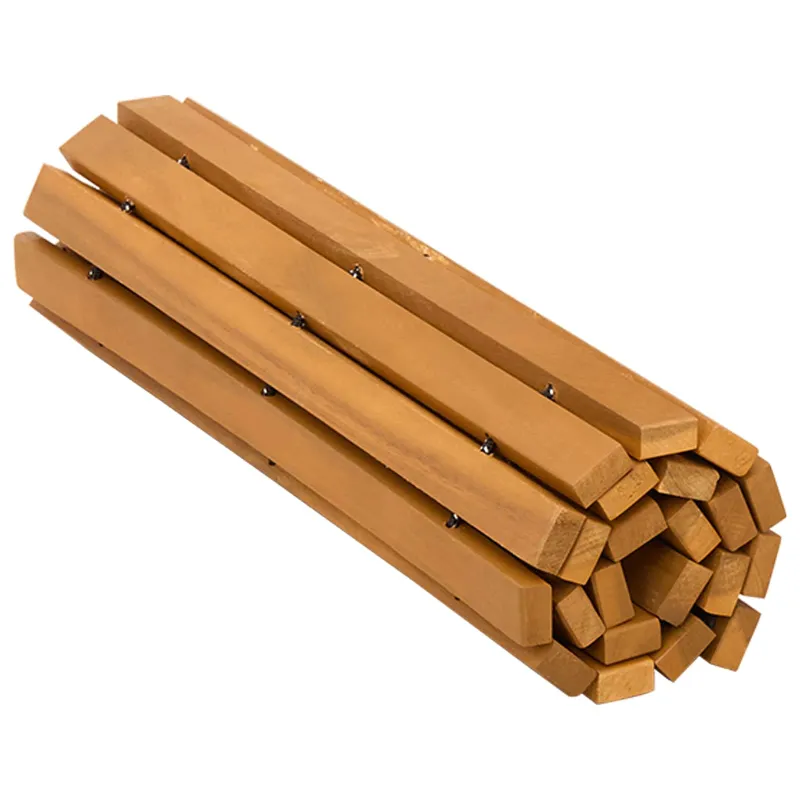Badematte Ruda 60 x 40 cm Kietos akacijos mediena