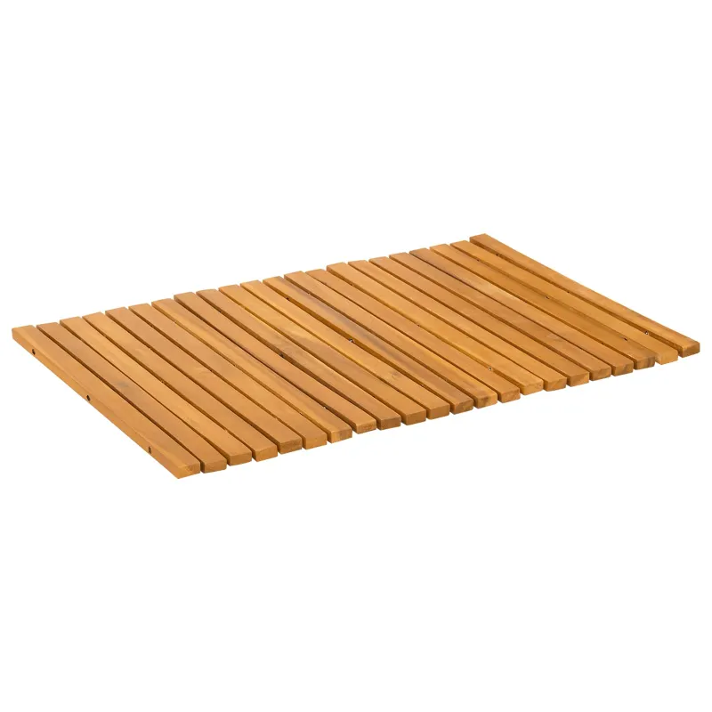 Badematte Ruda 60 x 40 cm Kietos akacijos mediena