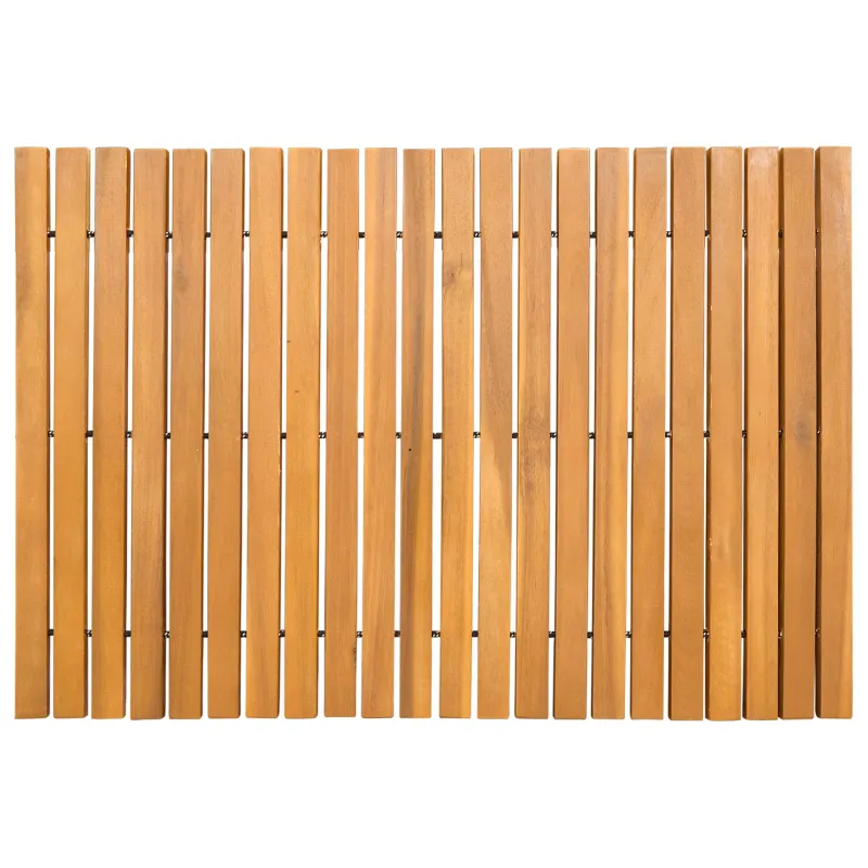 Badematte Ruda 60 x 40 cm Kietos akacijos mediena