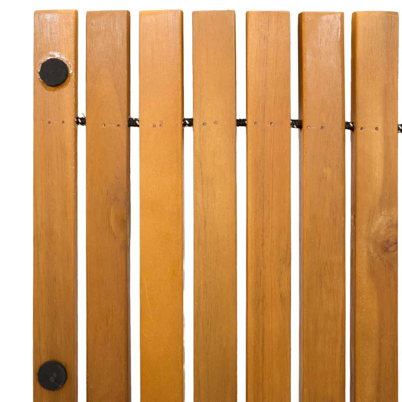 Badematte Ruda 100 x 60 cm Kietos akacijos mediena