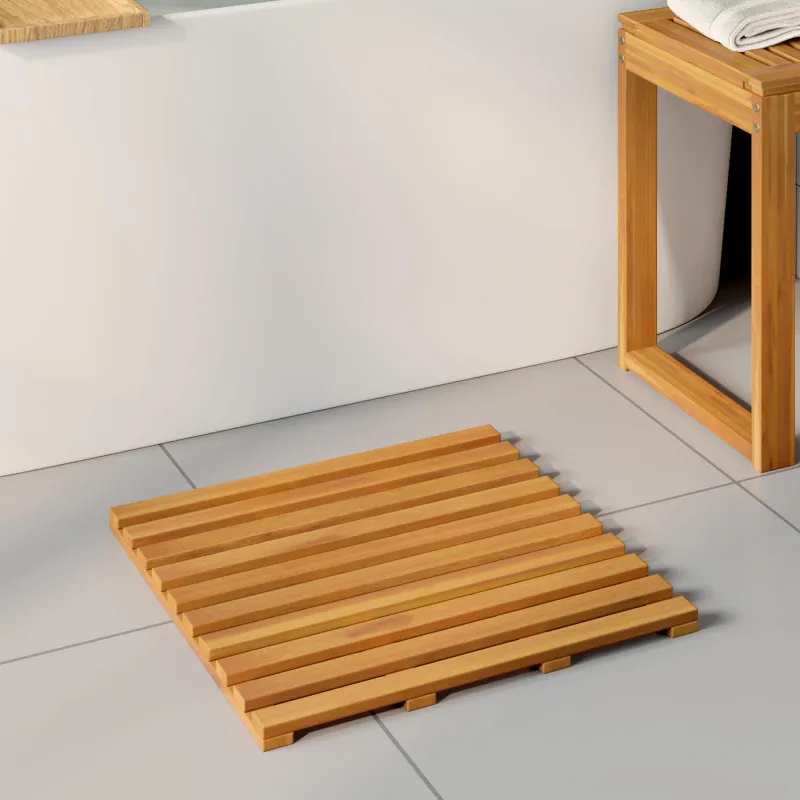 Badematte Paprastas Ruda 50 x 48 x 2,5 cm Medis