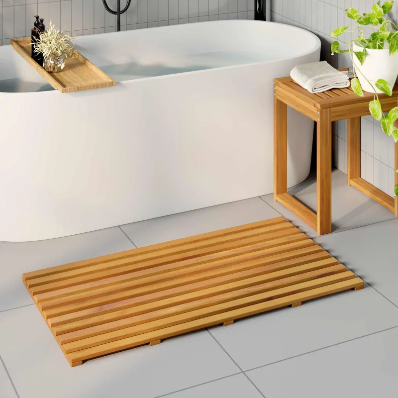 Badematte Paprastas Ruda 100 x 53 x 2,5 cm Medis